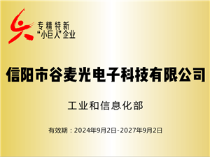 工信部小巨人企业